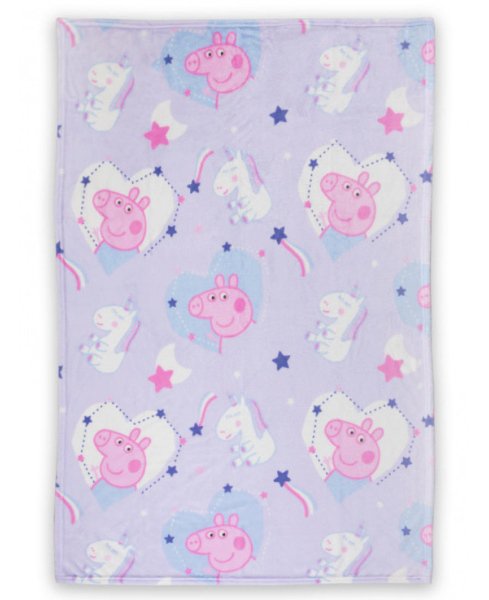 Deka fleesová peppa pig a jednorožec > varianta růžová