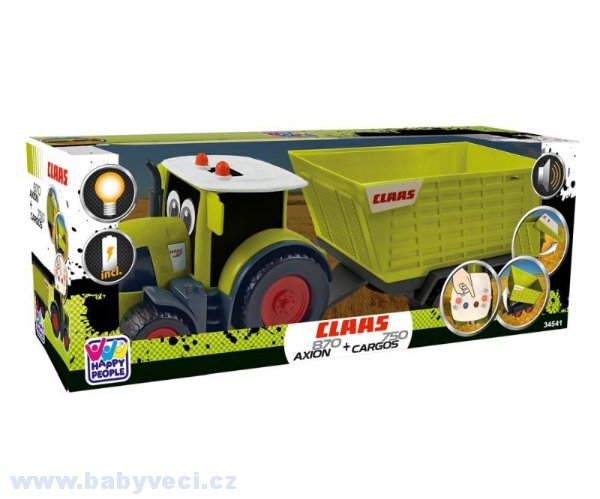 Traktor CLAAS KIDS se zvukem a světlem