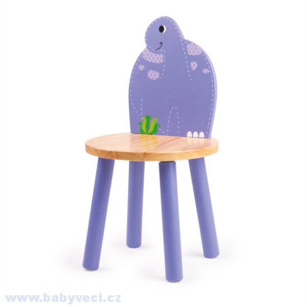 Dětská dřevěná židle dinosaurus > varianta brontosaurus