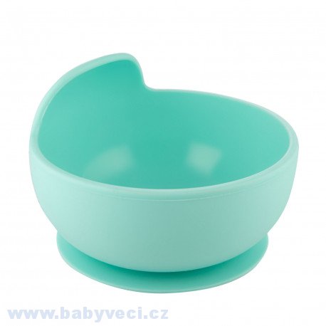 Canpol babies Silikonová miska s přísavkou 300ml > varianta zelená
