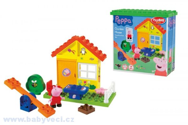 Stavebnice Peppa Pig v zahradě PlayBIG Bloxx BIG > varianta zahrada