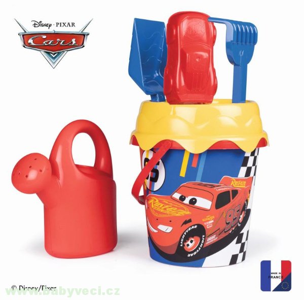 Kyblík s vybavením na písek Cars auta > varianta cars