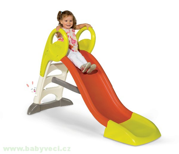 Dětská skluzavka Toboggan KS Smoby střední délka 1,5 m > varianta oranžovo-zelená >