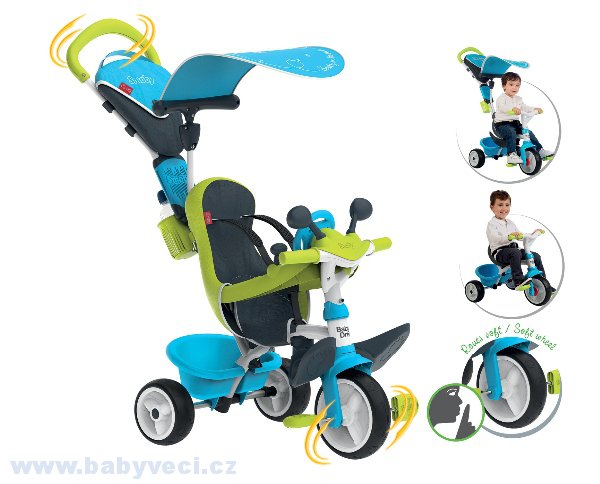 Tříkolka Baby Driver Comfort Blue Smoby > varianta modrá