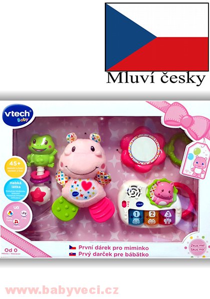 Vtech První dárek pro miminko (CZ) růžová > varianta růžová