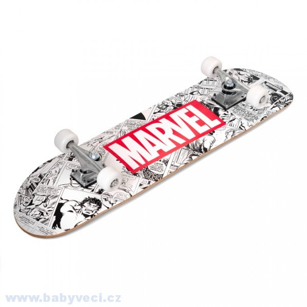 Skateboard dřevěný pro děti Marvel 80+kg > varianta marvel