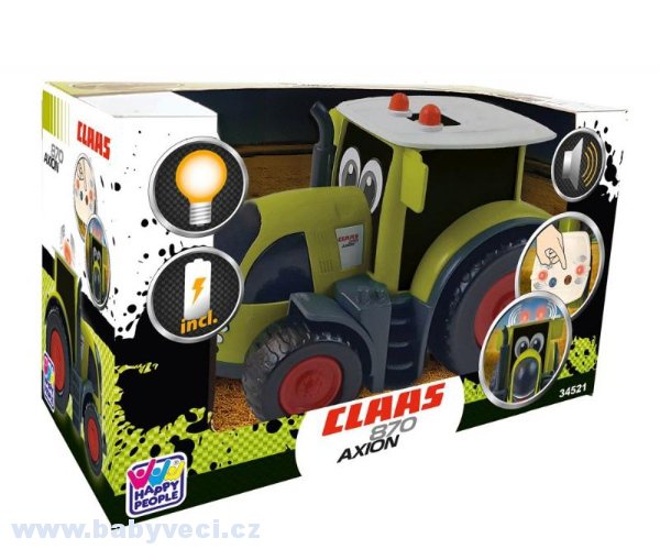 Traktor CLAAS KIDS AXION 870 se zvukem a majákem