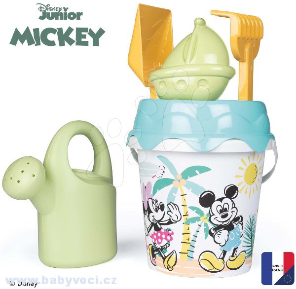 ECO Kyblíček set z cukrové třtiny Mickey Bio Sugar Cane Bucket Smoby 6 dílů > varianta eco Mickey