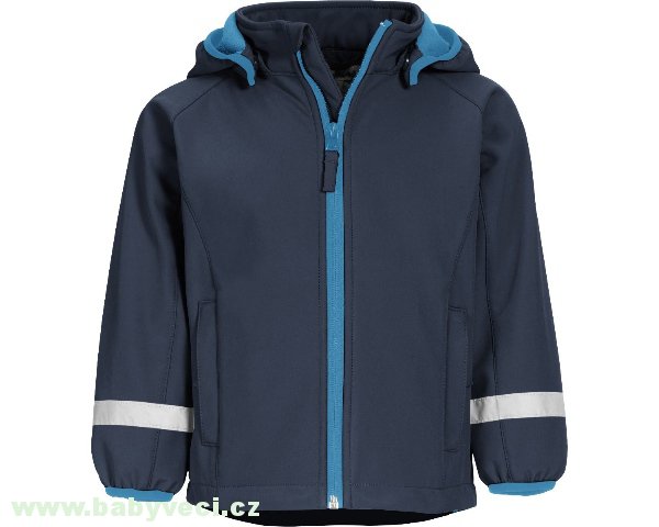 Softshellová bunda Playshoes modrá > 140