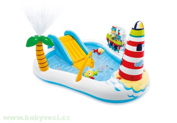 Intex nafukovací hrací centrum Fishing Fun s majákem > varianta fishing