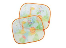 Sluneční clona do auta Fisher price safari zvířátka