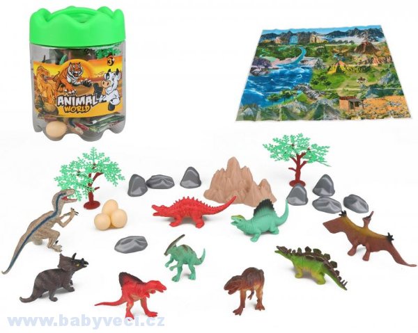 Dinosauři sada s hrací podložkou