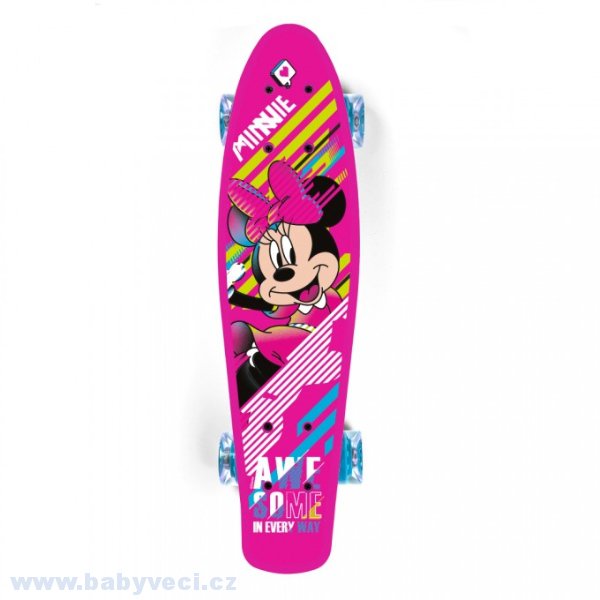 Skateboard plastový Disney Minnie > varianta minnie