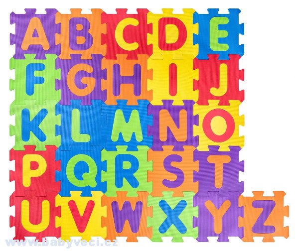 Pěnové puzzle maxi písmenka > varianta maxi písmenka