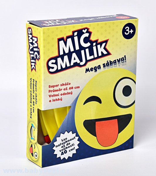 Velký míč smajlík