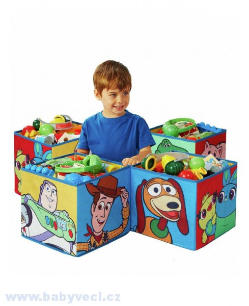 Dětský úložný skládací box Toy story buzz > varianta toy story 4ks