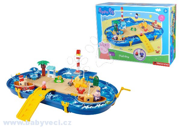 Vodní dráha Peppa Pig Holiday Waterplay BIG 71 dílů > varianta pepa pig dráha 71 dílů