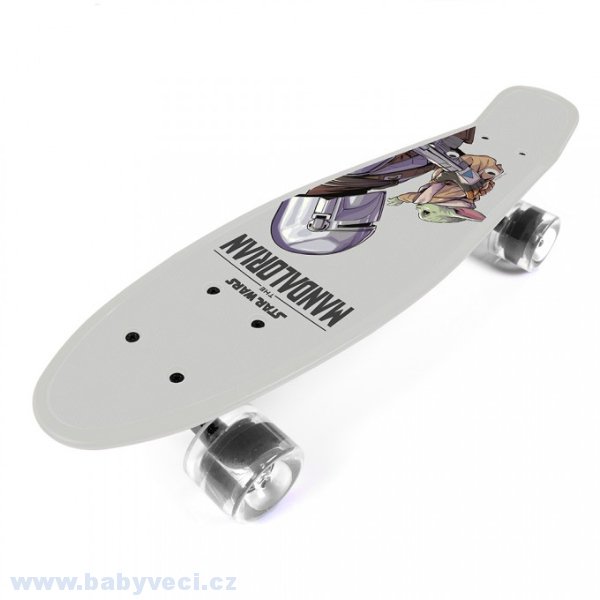 Skateboard plastový fisboard Disney mandalorian > varianta mandalorian