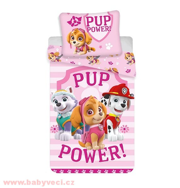 Povlečení Paw patrol tlapková patrola > varianta fialová