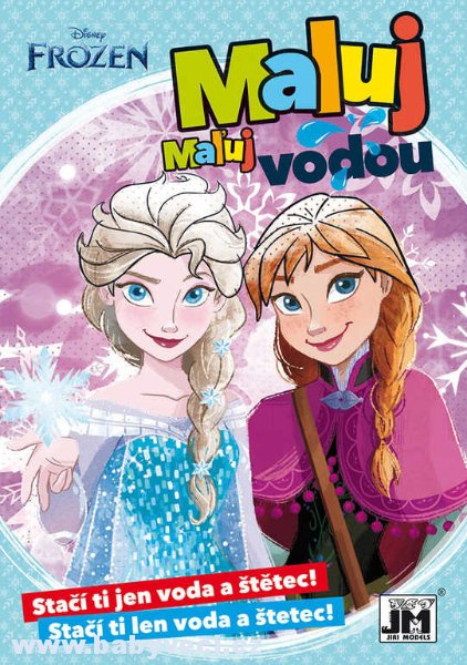 Maluj vodou Frozen ledové království > varianta frozen