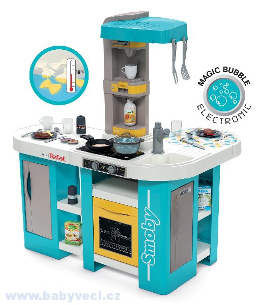 Kuchyňka elektronická Tefal Studio 360° XXL Bubble Smoby > varianta xXl modrá