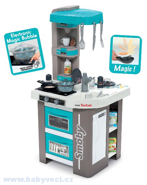 Kuchynka elektronická Tefal Studio 360° Bubble Smoby > varianta modrá bubble