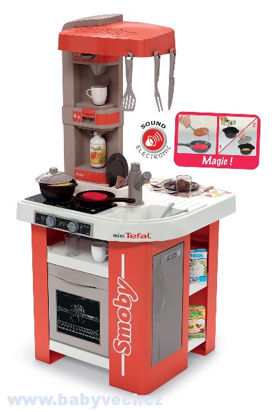 Kuchyňka elektronická Tefal Studio 360° terakota s kuchyňskými zvuky > varianta teracotta