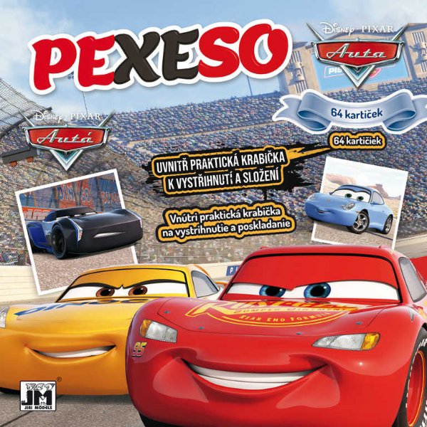 Pexeso s krabičkou cars > varianta cars