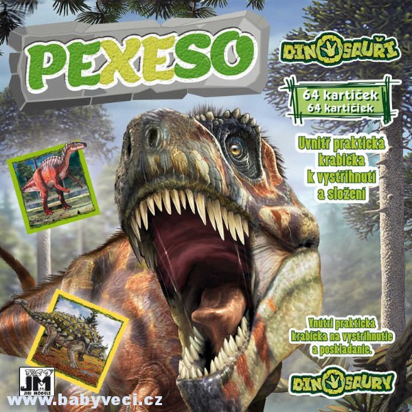 Pexeso s krabičkou dinosauři > varianta dino