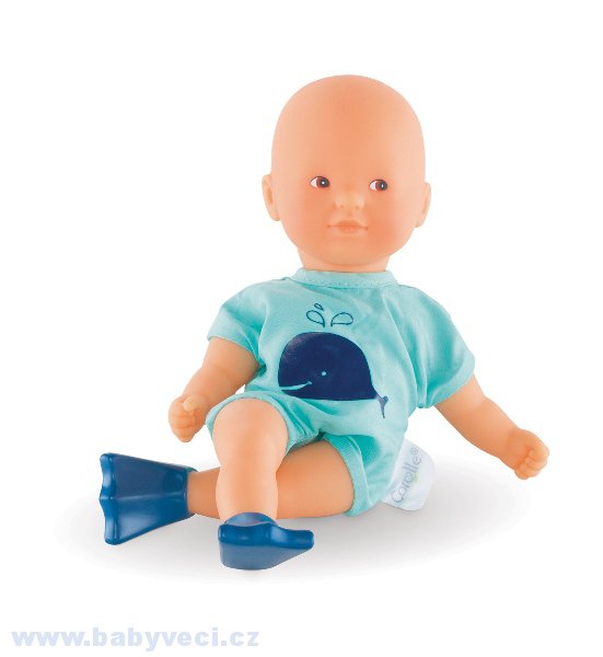 Panenka koupací corolle 20cm s ploutvemi > varianta modrá s ploutvemi