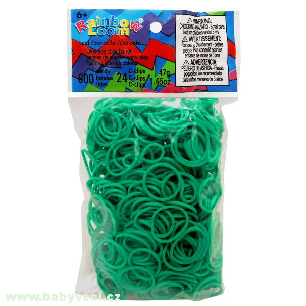 Rainbow Loom ® náhradní gumičky > varianta zelená