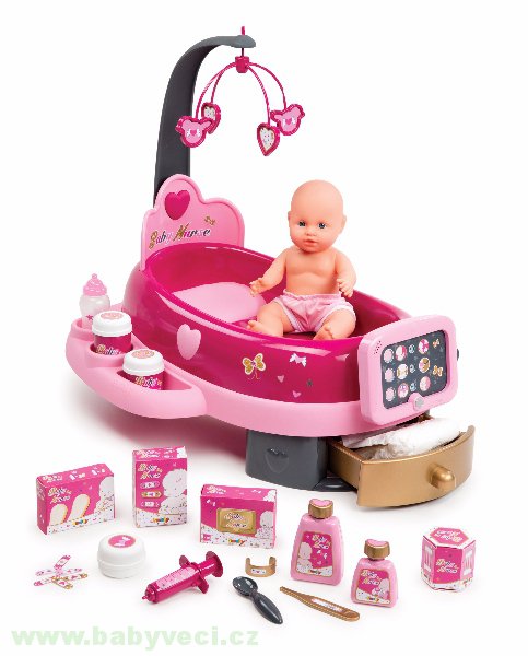 Baby nurse smoby centrum pro panenku zlatá edice