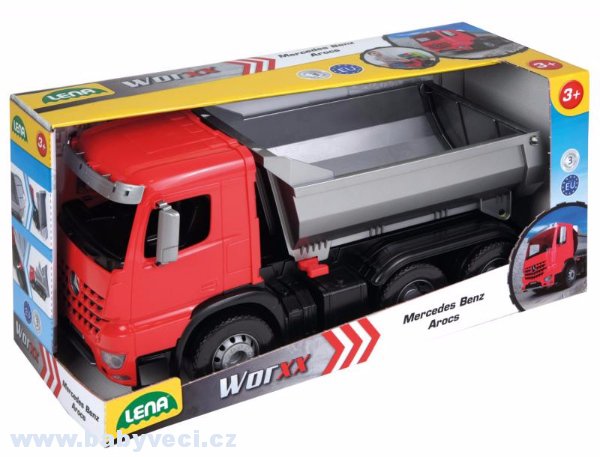 Mercedes Arocs sklápěč, okrasný kartón > varianta mercedes
