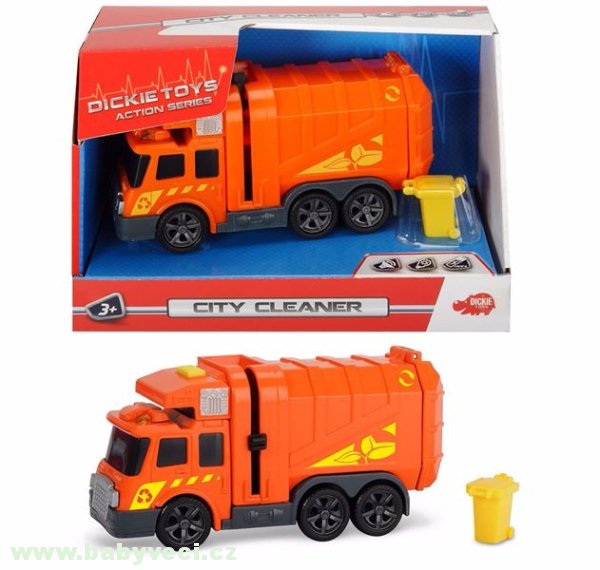 Popelářské auto světlo zvuk 15cm