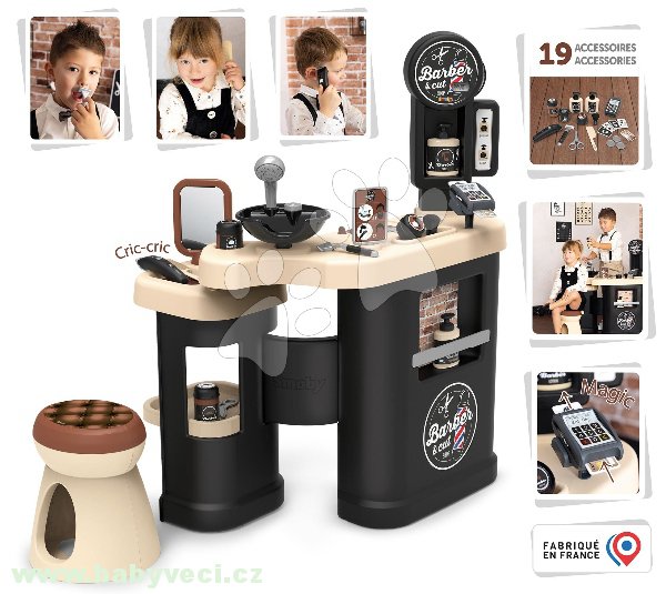 Kadeřnický salon Barber Cut&Barber Shop Smoby > varianta barber shop