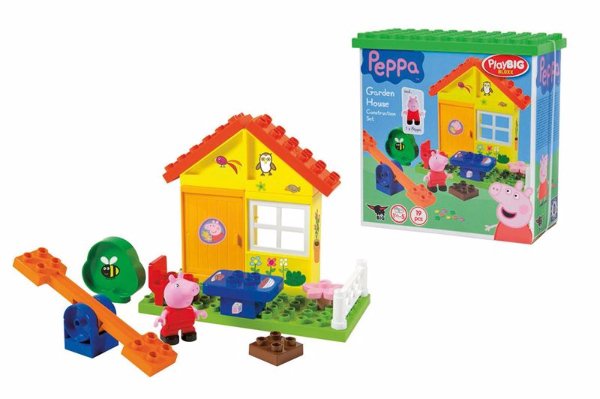 PlayBig BLOXX Peppa Pig zahradní domek > varianta zahradní domek