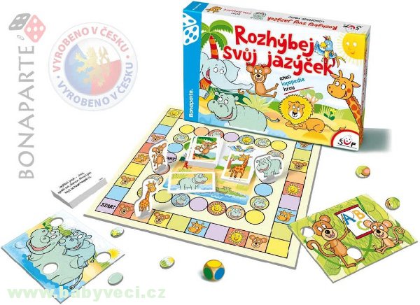 BONAPARTE Hra Rozhýbej svůj jazýček aneb logopedie hrou