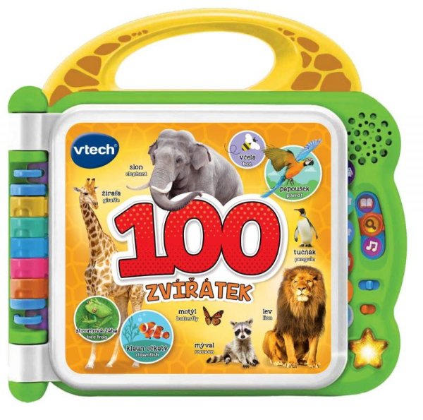 Vtech Mých 100 zvířátek mluvící knížka