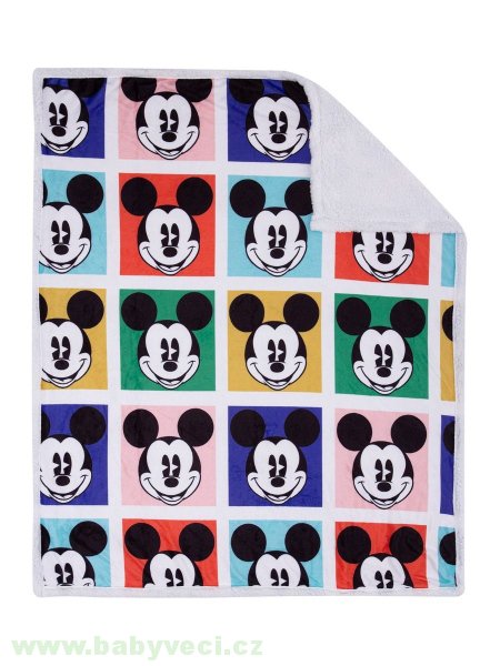 Dětská beránková deka fleece deka Mickey mouse > varianta mickey mouse