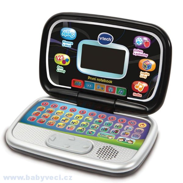Vtech První notebook - černý CZ > varianta černý