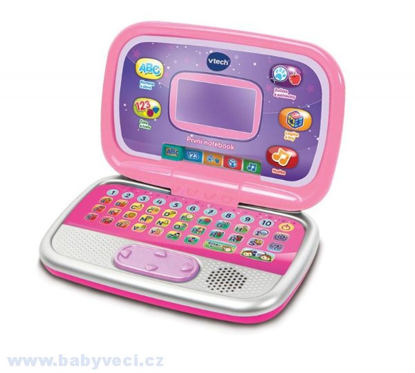 Vtech První notebook růžový CZ > varianta růžový