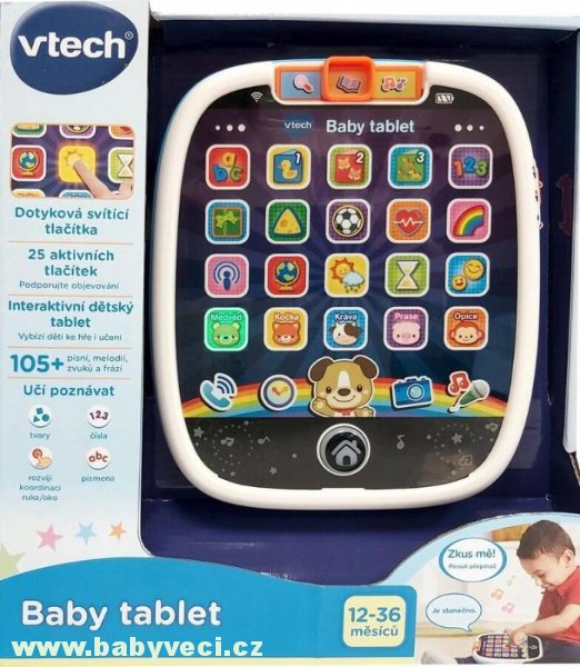 Vtech dotykový tablet pro nejmenší > varianta tablet
