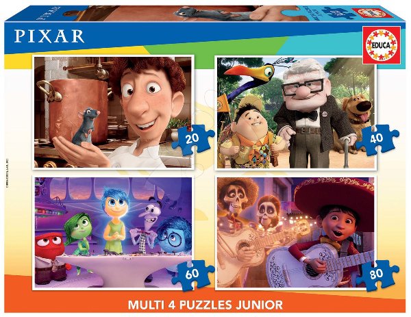 Puzzle multi sada 4 obrázků Pixar > varianta pixar