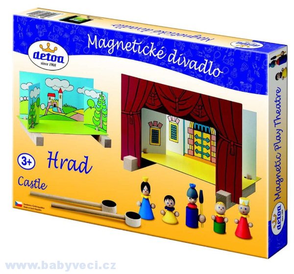 Magnetické divadlo hrad princezna a princ > varianta hrad