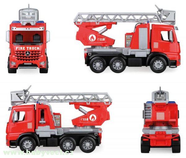 Mercedes Arocs hasič s žebříkem