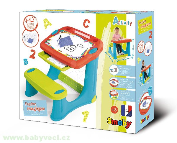 Lavice na kreslení Magic Desk Smoby > varianta magická deska