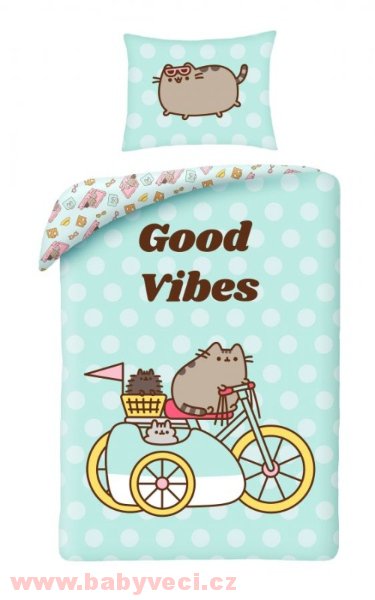 Povlečení pusheen kočka weekend > varianta pusheen