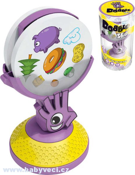 ASMODEE Hra postřehová Dobble 360 s otočnou věží > varianta otočná věž