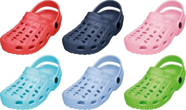 Pantofle nazouváky Playshoes red