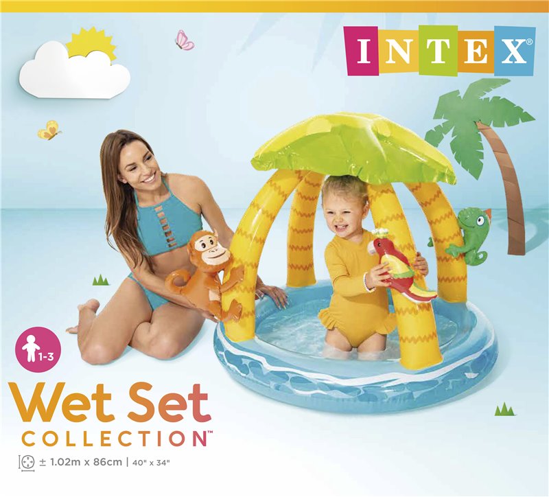 Dětský bazén se stříškou sundavací